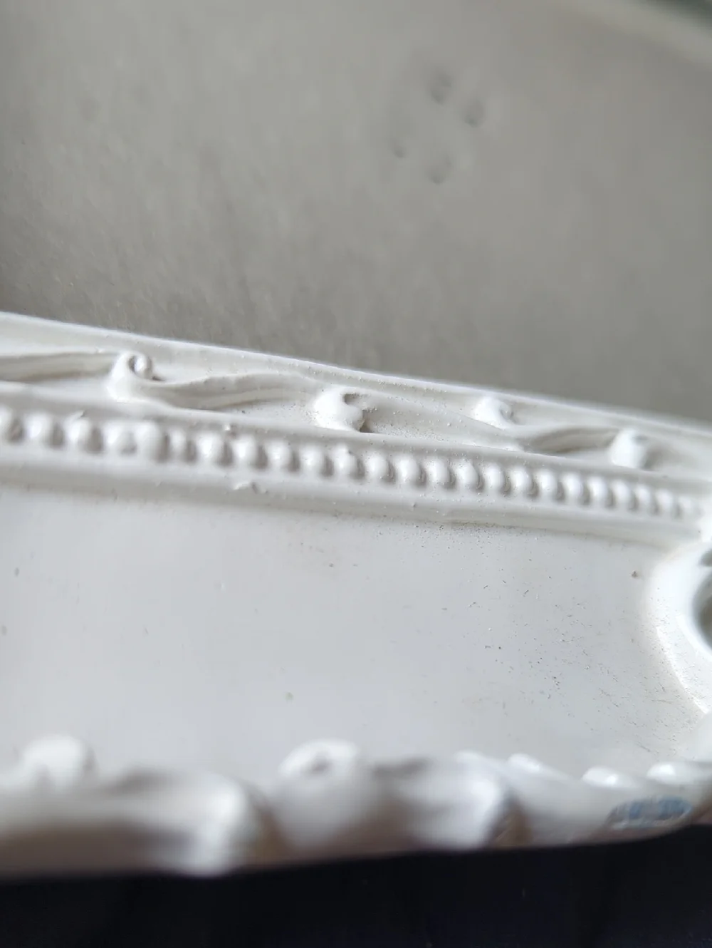 White Ornate Baroque Style Decorative 5 X 7 Photo Picture Frame Table Sitter